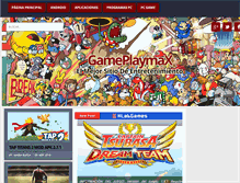 Tablet Screenshot of gameplaymax.net